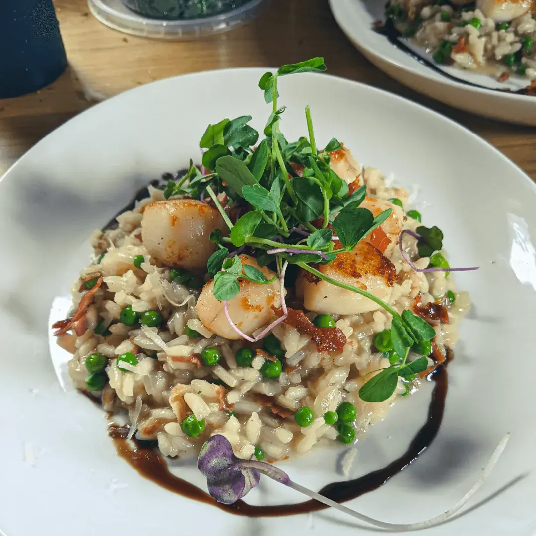 Spring menu, fresh seasonal dishes